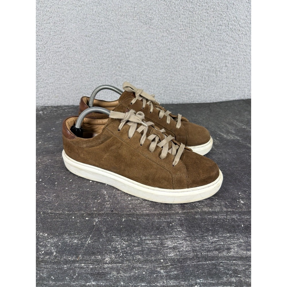 To Boot New York Donovan Sneakers Men's 10 Saddle Brown Suede Low Top